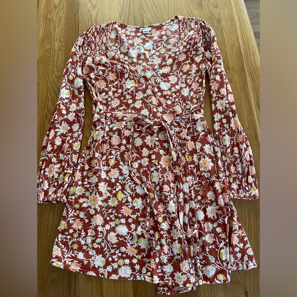 Billabong faux wrap dress